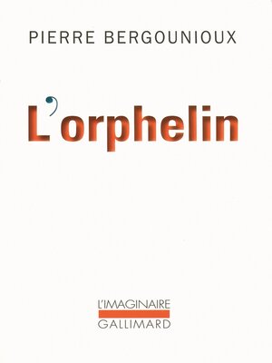cover image of L'orphelin